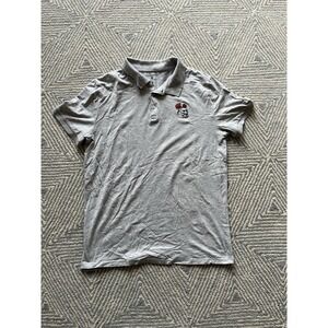 Cedarwood State‎ Skull/Rose Polo Shirt - Grey - Large